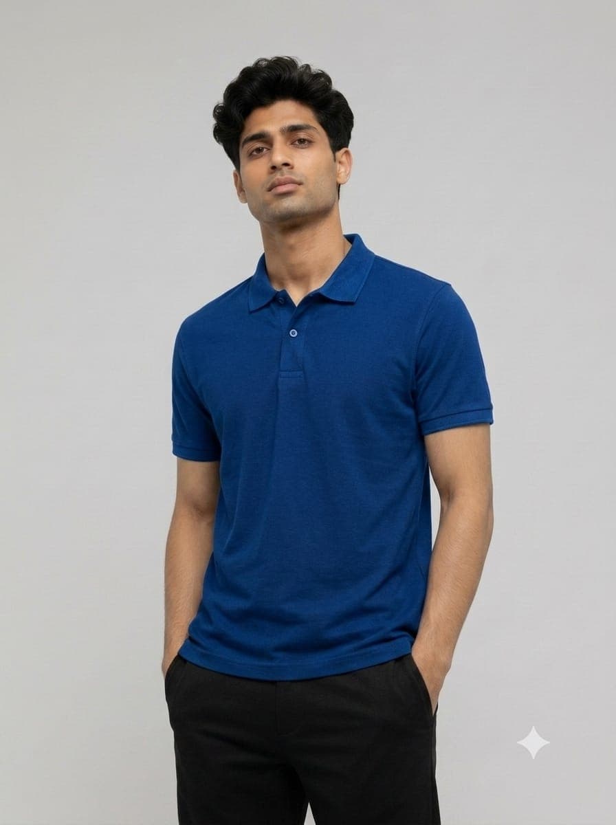 PolyCotton 220 GSM Polo Neck T-Shirt