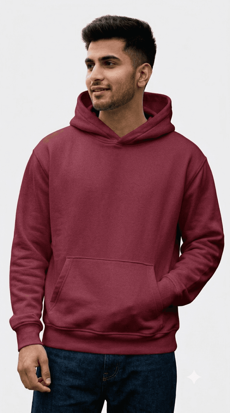 PolyCotton Fleece 300 GSM Hoodie without zip