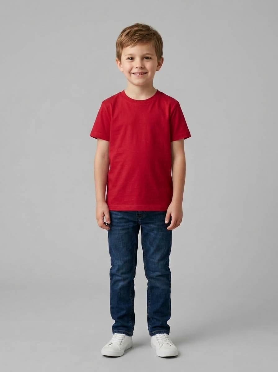 Kids Regular Fit T-Shirt - Cut N Stitch Apparel B2B Manufacturer
