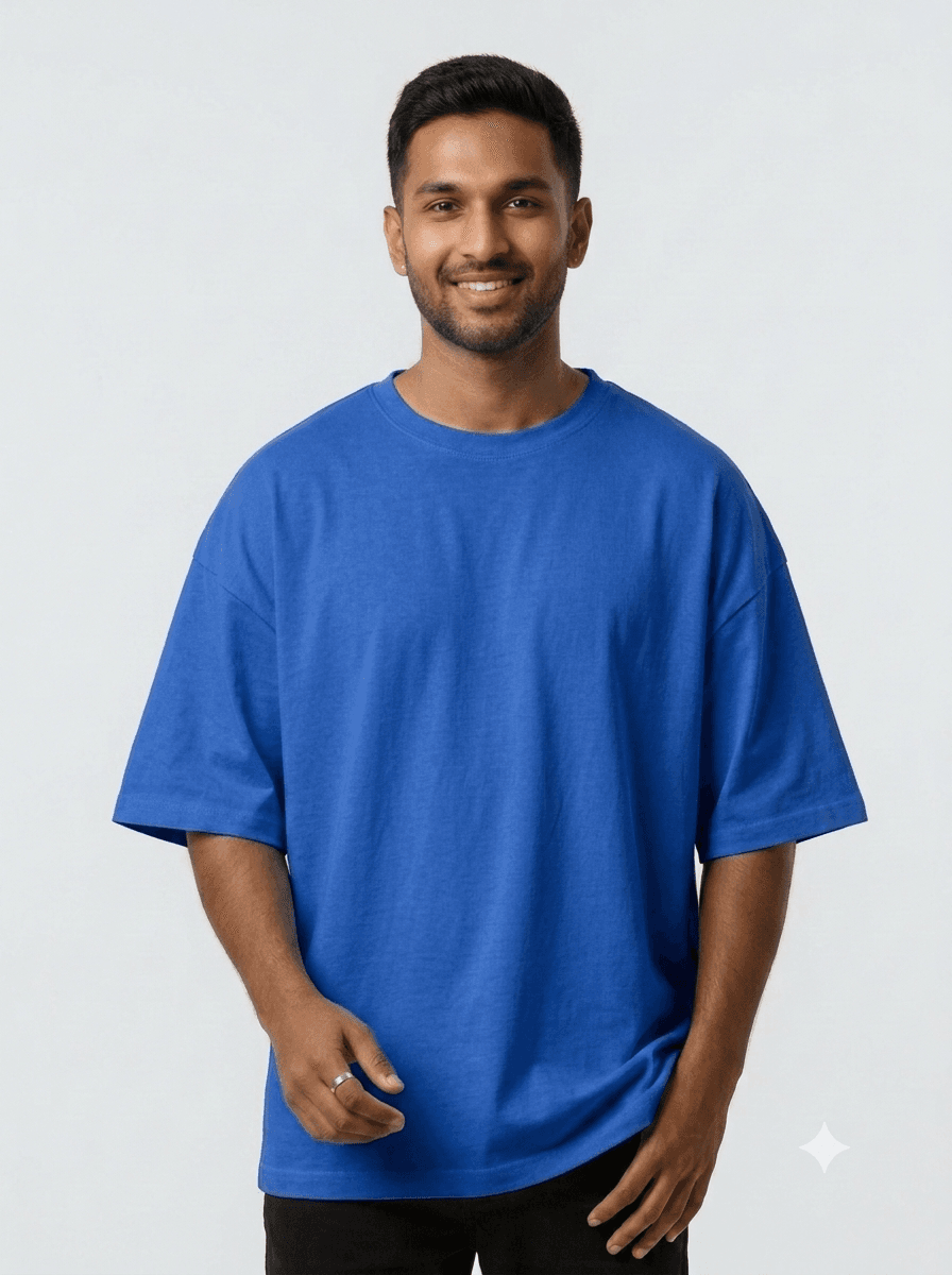 Cotton Oversized 240 GSM French Terry T-Shirt