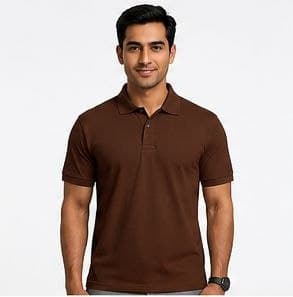 Polyester 110 GSM Polo Neck T-Shirt