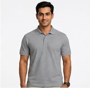 Polyester 140 GSM Polo Neck T-Shirt