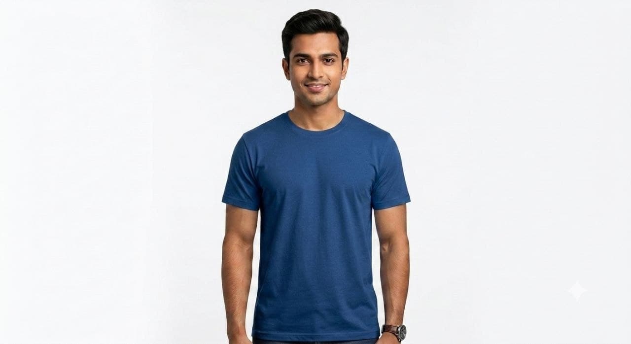 Polyester 90 GSM Round Neck T-Shirt