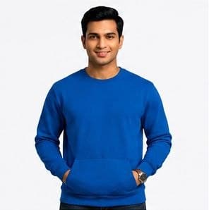 PolyCotton French Terry 240 GSM Sweatshirt - Custom Apparel Manufacturing Cut N Stitch